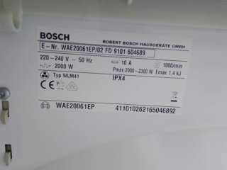 Lavadora 7kg  Bosch Maxx 7