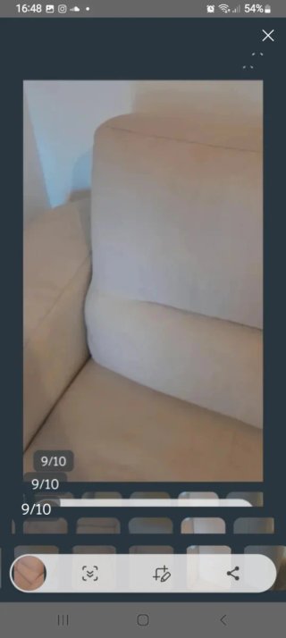 Sofá Ikea 2 plazas tela beige