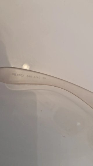 Gafas de sol Ray-Ban transparentes