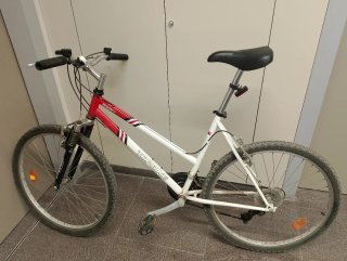 Bicicleta TOPBIKE Blanca y Roja