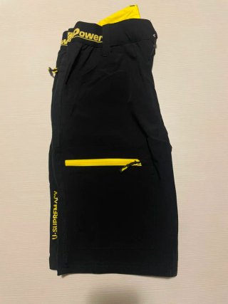 Pantaloncini U-Power Lavoro Nero Giallo