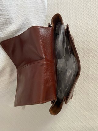 Bolso de piel Zara marrón