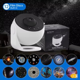 Proyector Galaxia con 12 Discos Película