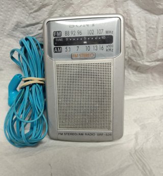 2 Radios Sony ICF-M33RDS,y SRF - S26