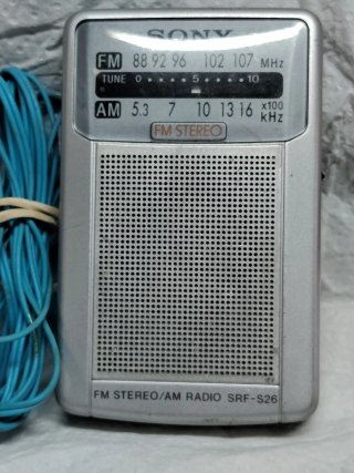 2 Radios Sony ICF-M33RDS,y SRF - S26