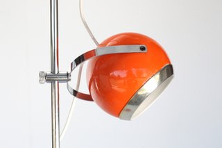Lampada da terra Eyeball Arancione