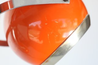 Lampada da terra Eyeball Arancione