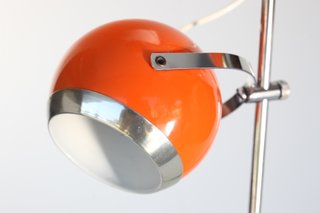 Lampada da terra Eyeball Arancione