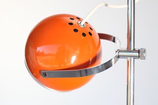 Lampada da terra Eyeball Arancione