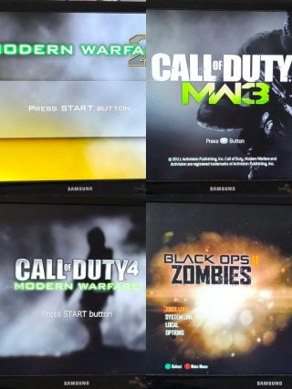 🇬🇧 Lote Call of Duty (MW2, MW3, MW4, BO1, BO2)