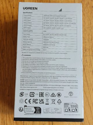 Ugreen PowerBank 25mAh