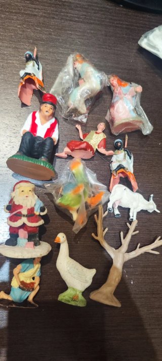 Figuras Belén: Camello, Burro, Cerdo y más lote