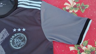 Camiseta Ajax 2016/17 Negra Talla M (Ajuste S)