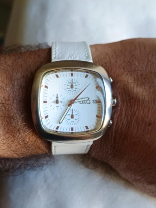 Dolce & Gabbana Time Cronografo Cinturino nuovo