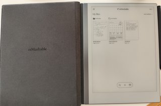 reMarkable 2 + Marker Plus + Folio Cinza
