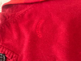 Maglioncino Adidas Rosso a Righe