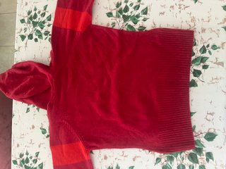 Maglioncino Adidas Rosso a Righe