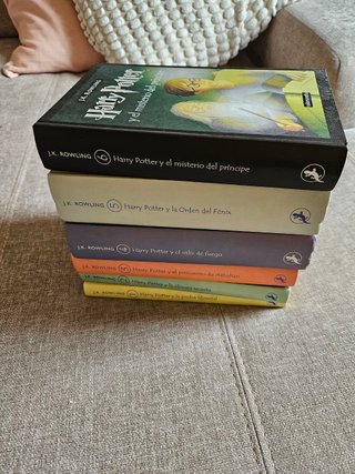 Lote 6 libros Harry Potter primeras ediciones