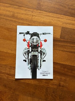 Depliant Moto Guzzi 850-T