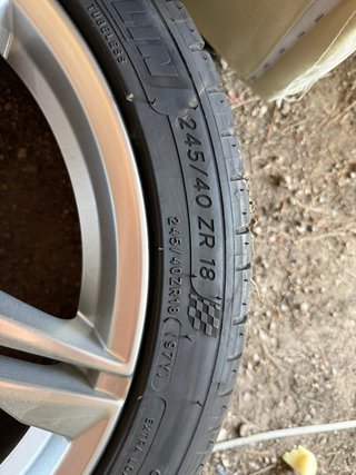 4 Llantas Audi 245/40 ZR18 Michelin Pilot Sport 4