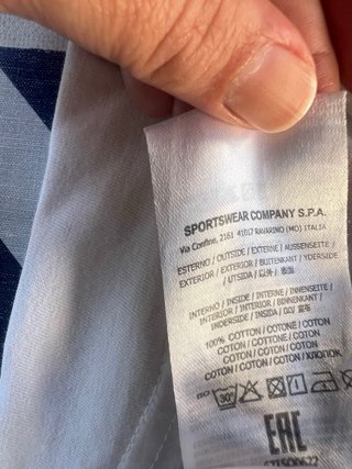 Camiseta Stone Island Blanca Talla L