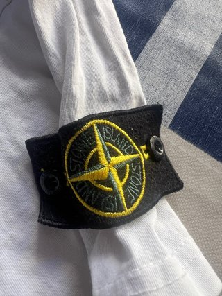 Camiseta Stone Island Blanca Talla L