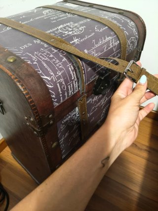 Baúl decorativo organizador. VENTA SOLO EN PERSONA