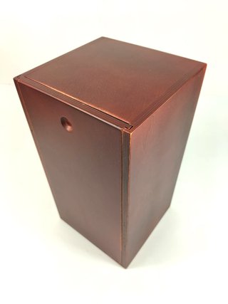 Estuche de madera con tapa deslizante