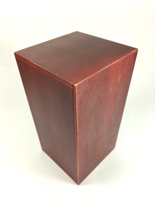 Estuche de madera con tapa deslizante