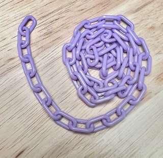 Corrente 50cm Elos 11mm Lilás para artesanato