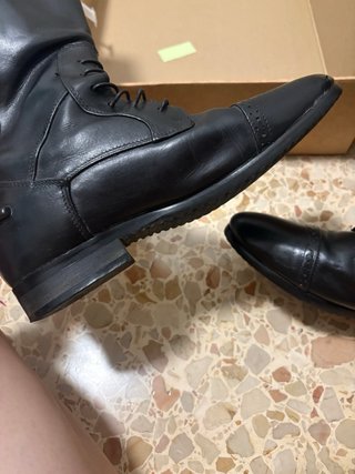 Botas Equitación HKM Negras Talla 37-39