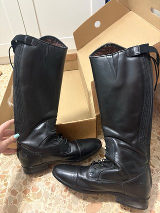 Botas Equitación HKM Negras Talla 37-39