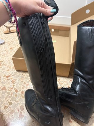 Botas Equitación HKM Negras Talla 37-39