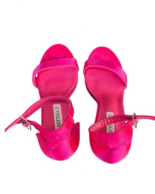 Sandali Bottega 22 tacco raso fucsia