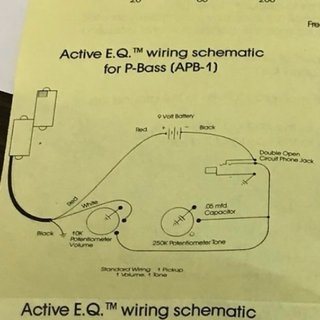 VINTAGE Seymour Duncan APB-1 Active EQ P-BASS