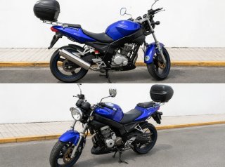 Daelim Roadwin 125cc Moto Azul Negra