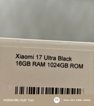 *31 ciclos* Xiaomi 17 Ultra 16+1T con factura