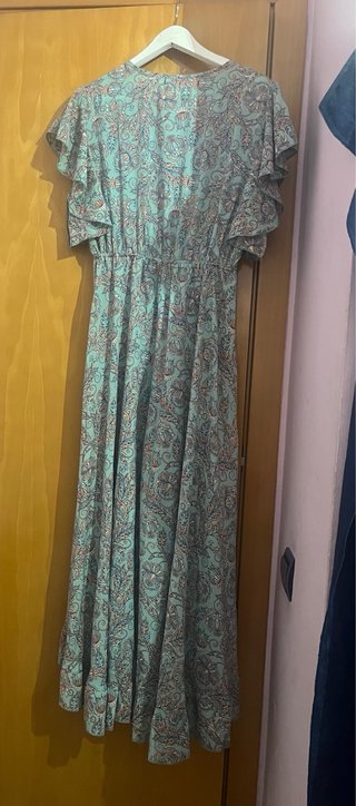 Vestido floreado largo