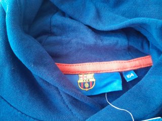 Sudadera Infantil Barça Azul