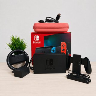 Nintendo Switch V2 + Accesorios y Funda