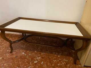 Mesa de centro madera y cristal