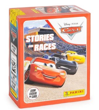 Caja 24 Sobres Panini Cars Stickers y Tarjetas