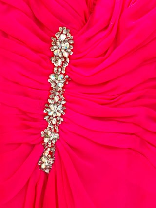 Vestido Fiesta Ronald Joyce Rosa