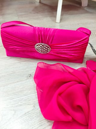 Vestido Fiesta Ronald Joyce Rosa