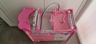 Cuna Cambiador Mimittos 4 en 1 Rosa
