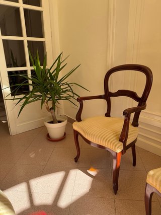 Juego de 6 sillas antiguas de madera
