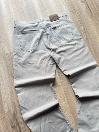 Pantalones Lee Gris Talla S W34 L30 Unisex