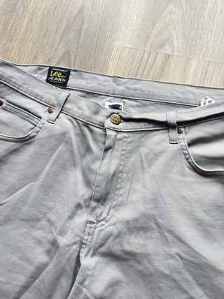 Pantalones Lee Gris Talla S W34 L30 Unisex