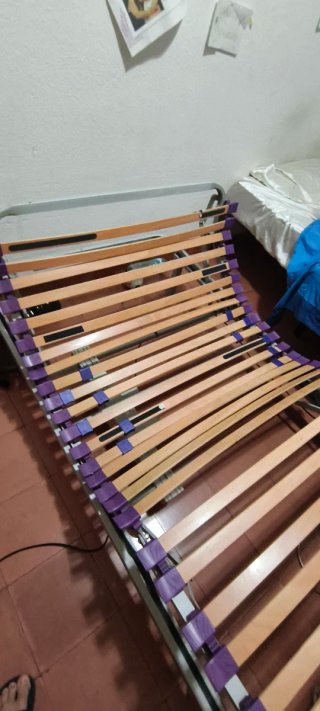 Cama articulada con mando