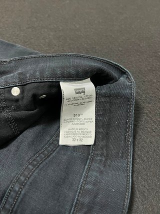 Levi’s 510 Vintage Pantalones Jeans Negro Old W32